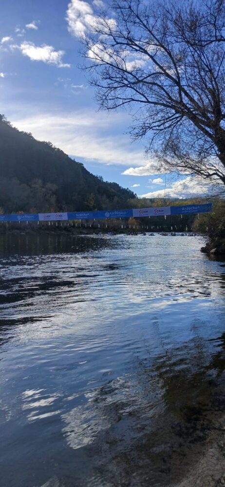 Départ à la petite mer du marathon des gorges de l'Ardèche